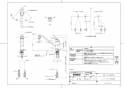 TOTO TKGG31EC 商品図面 台付シングル混合水栓 商品図面1