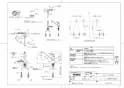 TOTO TKGG31EH 商品図面 台付シングル混合水栓 商品図面1