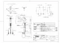 TOTO TKGG32EB1S 商品図面 台付シングル混合水栓 商品図面1