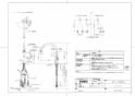 TOTO TKN34PBRR 商品図面 台付シングル混合水栓 商品図面1