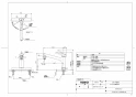 TKS05313J 台付シングル混合水栓 商品図面1