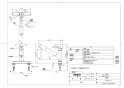 TOTO TKS05317J 取扱説明書 商品図面 施工説明書 キッチン水栓/浄水カートリッジ内蔵 GGシリーズ 商品図面1