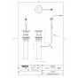 TOTO TLD02202JA 取扱説明書 商品図面 洗面器用取り換え用ワンプッシュ式専用排水金具 商品図面1