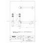 TOTO TLDP1101JA 取扱説明書 商品図面 洗面器用壁排水金具（32mm･ボトルトラップ･ワンプッシュ） 商品図面1