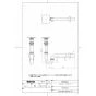 TOTO TLDP2106JA 取扱説明書 商品図面 施工説明書 分解図 洗面器用壁排水金具（32mm･Pトラップ） 商品図面1