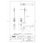 TOTO TLDP2205JA 取扱説明書 商品図面 洗面器用壁排水金具(32mm･Pトラップ･ワンプッシュ･ボタン付) 商品図面1