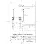 TOTO TLDP2207JA 取扱説明書 商品図面 洗面器用壁排水金具(32mm･Pトラップ･ワンプッシュ式) 商品図面1