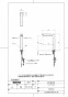 TOTO TLE25008J 商品図面 台付自動水栓（スパウト部） 商品図面1