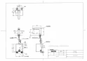 TOTO TLE25SS2W 取扱説明書 商品図面 施工説明書 分解図 アクアオート自動水栓 商品図面1