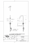 TLE26007J 商品図面 台付自動水栓（スパウト部） 商品図面1