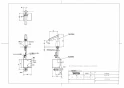 TOTO TLE27SS1W 取扱説明書 商品図面 施工説明書 分解図 アクアオート(自動水栓） 商品図面1