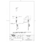 TOTO TLE39001J 商品図面 分解図 手洗器用自動水栓（スパウト部） 商品図面1