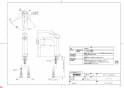 TOTO TLG01306J 商品図面 洗面所･洗面台用 台付シングル混合水栓 商品図面1