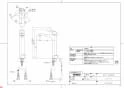 TOTO TLG01308J 商品図面 洗面所･洗面台用 台付シングル混合水栓 商品図面1