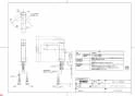 TOTO TLG02305J 商品図面 洗面所･洗面台用 台付シングル混合水栓 商品図面1