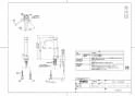 TOTO TLG08305J 商品図面 洗面所･洗面台用 台付シングル混合水栓 商品図面1