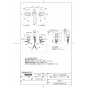 TOTO TLG09201J 商品図面 洗面所･洗面台用 台付2ハンドル混合水栓 商品図面1