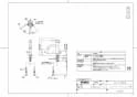 TOTO TLG11301J 商品図面 洗面所･洗面台用 台付シングル混合水栓 商品図面1