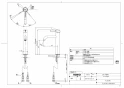 TOTO TLG11304J 取扱説明書 商品図面 施工説明書 洗面所･洗面台用 台付シングル混合水栓 商品図面1