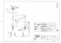 TOTO TLG11305J 商品図面 洗面所･洗面台用 台付シングル混合水栓 商品図面1