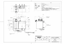 TOTO TLK01104JA 取扱説明書 商品図面 施工説明書 自動水石けん供給栓機能部（AC100V、1連、1Lタンク補給） 商品図面1