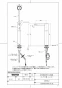TOTO TLK07003J 商品図面 台付自動水石けん供給栓（スパウト部・ムース） 商品図面1