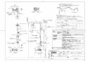 TOTO TMGG95EC 取扱説明書 商品図面 施工説明書 分解図 壁付サーモスタット混合水栓（シャワーバー、エアイン） 商品図面1