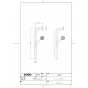 TOTO TN54-7R 商品図面 分解図 連結管 商品図面1