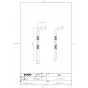 TOTO TN54-8R 商品図面 分解図 連結管 商品図面1