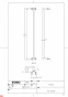 TOTO TS113A3R 取扱説明書 商品図面 タオル掛け 商品図面1