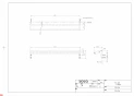 TOTO TS113W 商品図面 タオル掛け 商品図面1