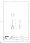 TOTO TS152 商品図面 便座当たり止め（100mm） 商品図面1