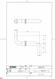 TOTO TS171DJ1 商品図面 大便器用洗浄管（38mm、タンク流動金具セット用） 商品図面1