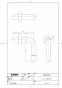 TOTO TS40LD 商品図面 分解図 大便器用洗浄管（32mm、再生水用） 商品図面1