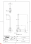 TOTO TS420FSUN 商品図面 ロータンク用止水栓 アングル形 商品図面1