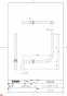 TOTO TS571D 商品図面 大便器用洗浄管（32mm、隅付ロータンク用） 商品図面1