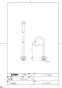 TOTO TSY670BMNS 商品図面 分解図 ロータンク手洗金具 商品図面1