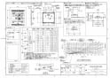 TOTO TYB3111GA 取扱説明書 商品図面 施工説明書 三乾王 浴室換気暖房乾燥機 １室換気 100V 商品図面2