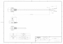 TOTO TYC502R 商品図面 クリーンドライ（ハンドドライヤー) プラグ付電源コード 商品図面1