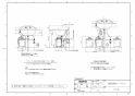 TOTO TYL101#NW1+TL60NS 商品図面 分解図 自動洗面器オートボウルセット 商品図面2