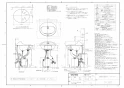 TOTO TYL102T#NW1 取扱説明書 商品図面 施工説明書 自動洗面器オートボウル 商品図面1