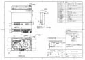 TOTO TYR340S 取扱説明書 商品図面 施工説明書 洗面所暖房機（ワイヤレス） 商品図面1