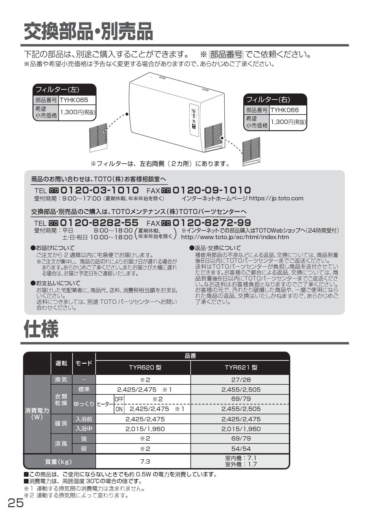 Toto Tyr6取扱説明書 商品図面 施工説明書 通販 プロストア ダイレクト