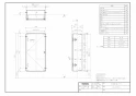 TOTO UGLD03S トイレキャビネット取扱説明書 商品図面 施工説明書 フロア収納キャビネット 商品図面1