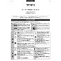 TOTO UGW301YS トイレ キャビネット取扱説明書 商品図面 施工説明書 コーナー収納キャビネット 施工説明書1