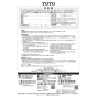 TOTO  トイレ キャビネット 取扱説明書 商品図面 施工説明書 フロア収納キャビネット 取扱説明書4