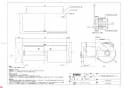 YH150LS スペア付紙巻器 商品図面1