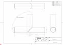 TOTO YHB10CF35#NRW 商品図面 廊下・階段手すり 自在コーナー(木製) 商品図面1