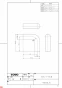 TOTO YHB26CL35#NRW 商品図面 廊下・階段手すり コーナー材Ｌ型（木製） 商品図面1