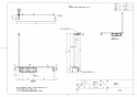 TOTO YHB63F#EL 取扱説明書 商品図面 施工説明書 木製手すり 紙巻器一体型 棚一体タイプ 商品図面1